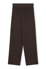Charcoal Cotton Crochet Pant