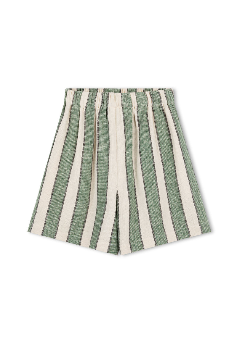 Zulu & Zephyr - The Eucalyptus Stripe Organic Cotton Short