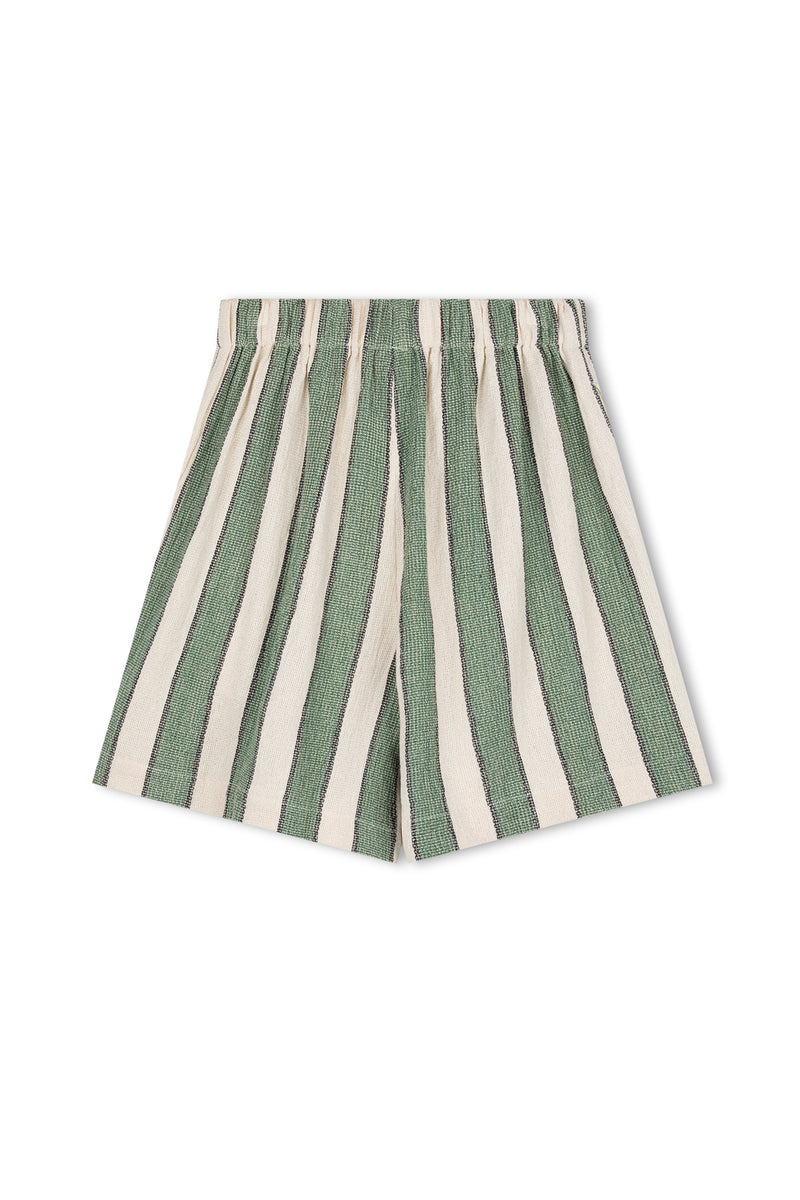 Zulu & Zephyr - The Eucalyptus Stripe Organic Cotton Short