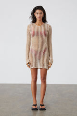 Zulu & Zephyr - The Natural Lattice Knit Dress