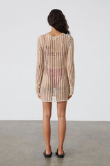 Zulu & Zephyr - The Natural Lattice Knit Dress