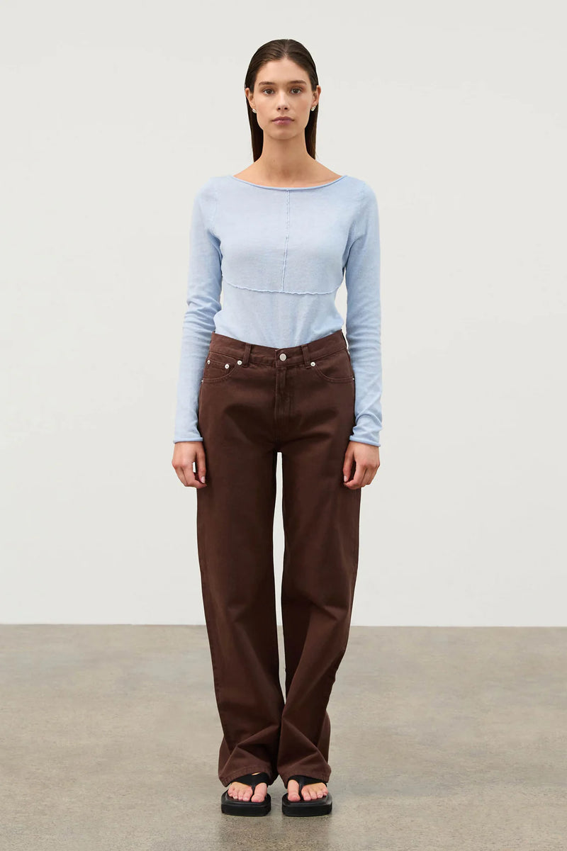 Zulu & Zephyr - Mid Rise Denim Jean - Cocoa
