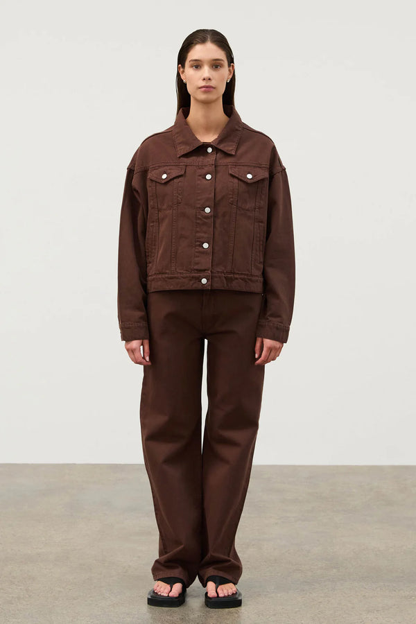 Zulu & Zephyr - Mid Rise Denim Jean - Cocoa