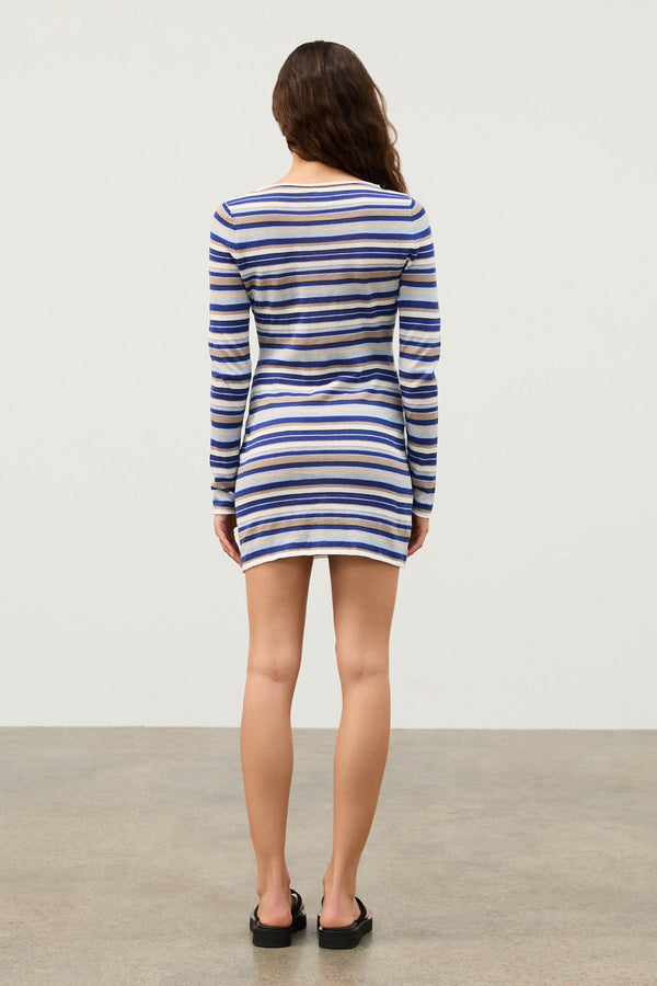 Zulu & Zephyr - The Ocean Retro Stripe Knit Dress