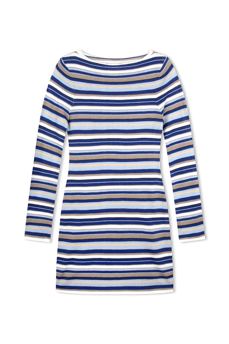 Zulu & Zephyr - The Ocean Retro Stripe Knit Dress