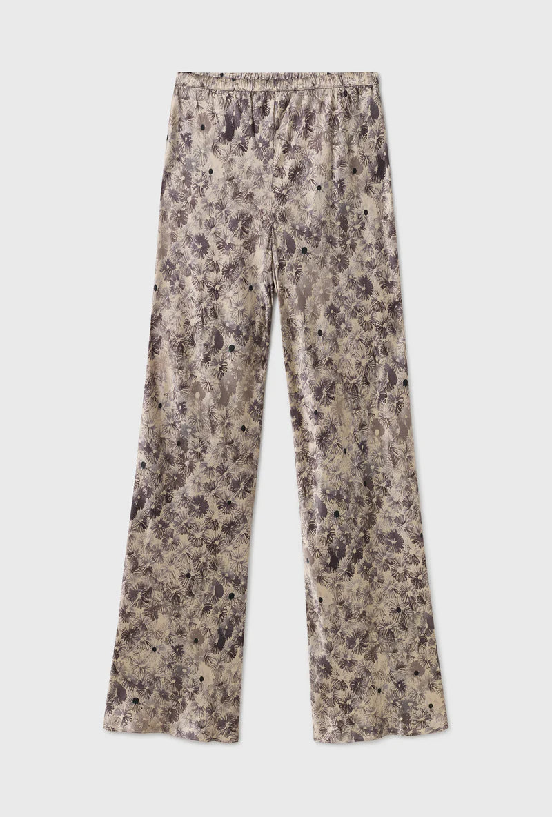 Silk Laundry - Bias Cut Pants Aster Floral