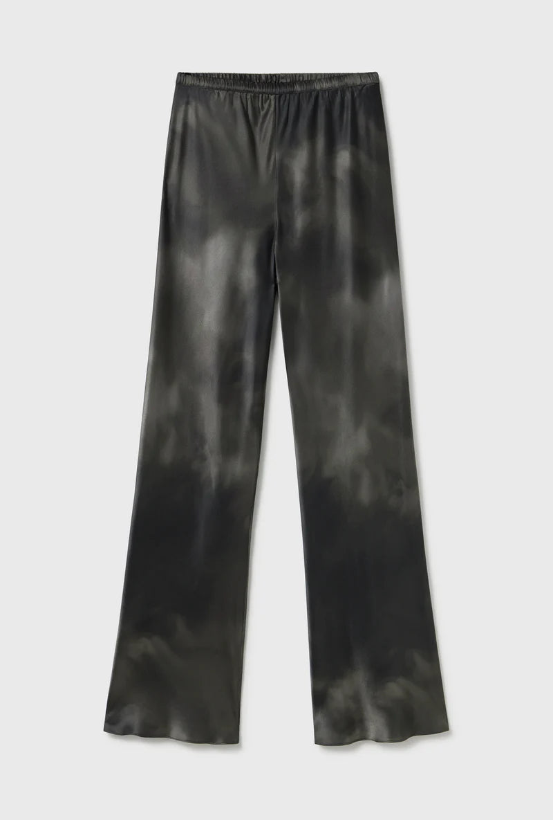 Bias Cut Pants Smoke