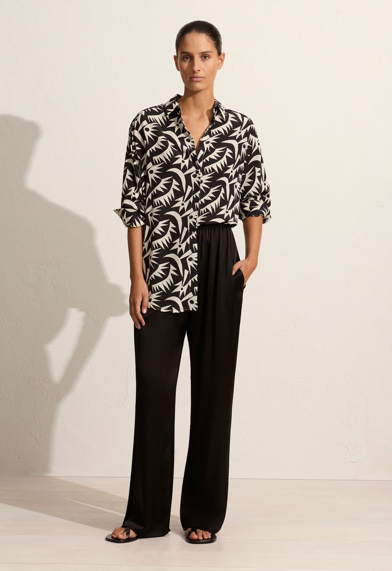 Long Sleeve Silk Shirt – Palmetto